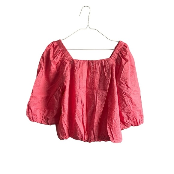AYR Midsummer top in Pink, M, EUC, Japanese Crinkle Cotton - Picture 2 of 5